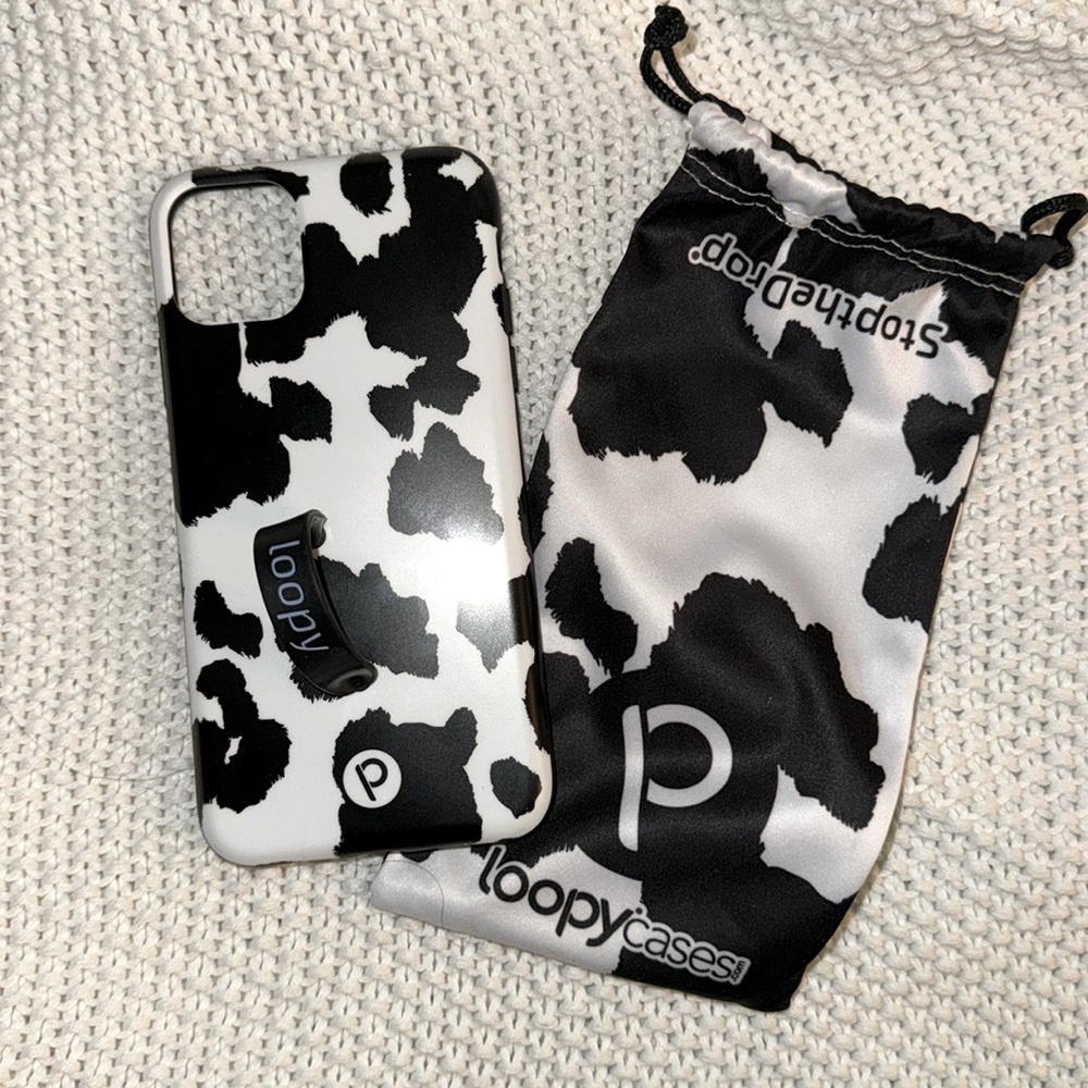 iPhone 11 Pro Max Cow Print Loopy Case